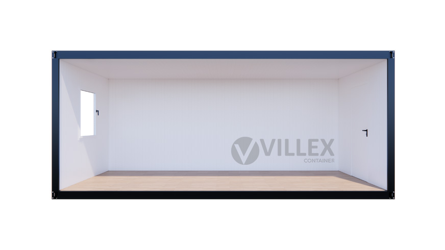 Bürocontainer Villex Big Glas Cube Blanc 1.0