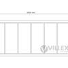 Bürocontainer Villex Big Glas Cube Blanc 1.0
