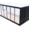 Bürocontainer Villex Big Glas Cube Nero 1.0
