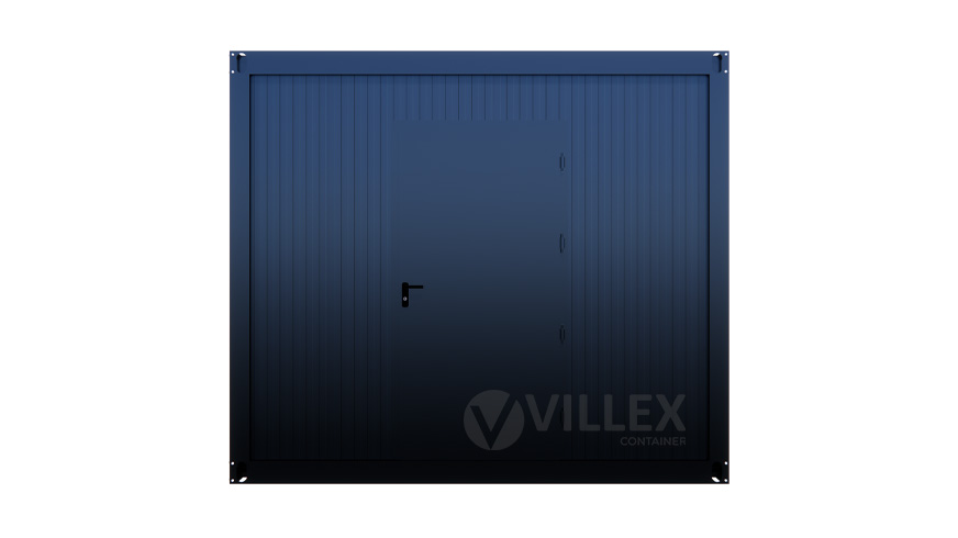 Bürocontainer Villex Big Glas Cube Nero 1.0