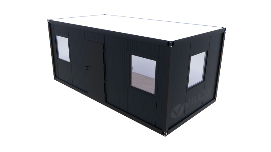 Bürocontainer Villex Big Plus Cube Nero 1.0