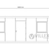 Bürocontainer Villex Big Plus Cube Nero 2.0