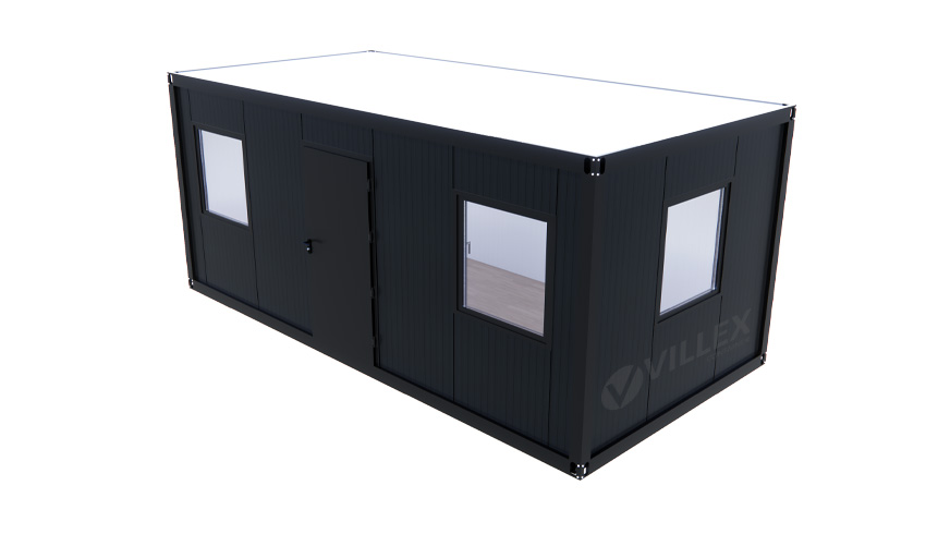 Bürocontainer Villex Big Plus Cube Nero 3.0