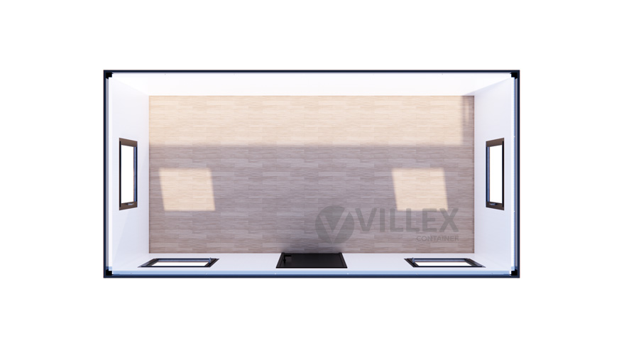 Bürocontainer Villex Big Plus Cube Nero 3.0