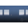 Bürocontainer Villex Doppio Big Cube Doppio Fenster Nero 1.0