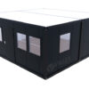 Bürocontainer Villex Doppio Big Cube Doppio Fenster Nero 1.0