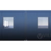 Bürocontainer Villex Doppio Big Cube Doppio Fenster Nero 1.0
