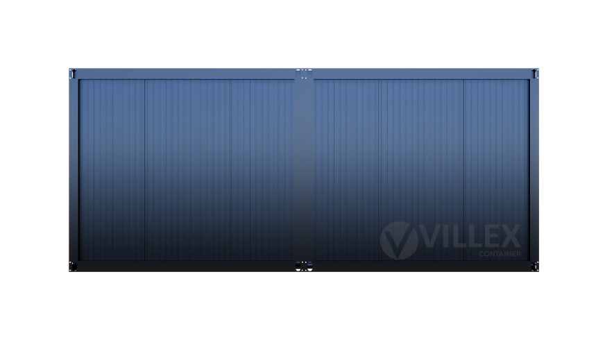 Bürocontainer Villex Doppio Big Cube Doppio Fenster Nero 1.0