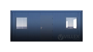 Bürocontainer Villex Doppio Big Cube Nero 1.0
