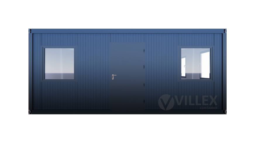 Bürocontainer Villex Doppio Big Cube Nero 1.0