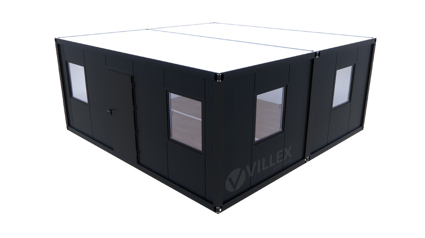 Bürocontainer-Villex-Doppio-Big-Cube-Nero-1.0-10 Bürocontainer Villex Doppio Big Cube Nero 1.0