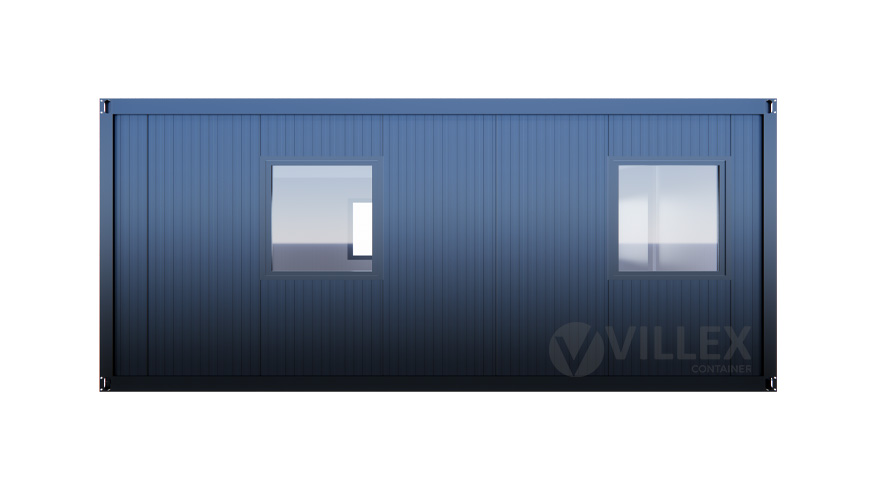 Bürocontainer Villex Doppio Big Cube Nero 2.0