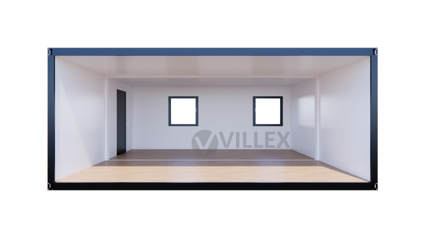 Bürocontainer Villex Doppio Big Cube Nero 2.0