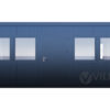 Bürocontainer Villex Doppio Standard Cube Doppio Fenster Nero 1.0