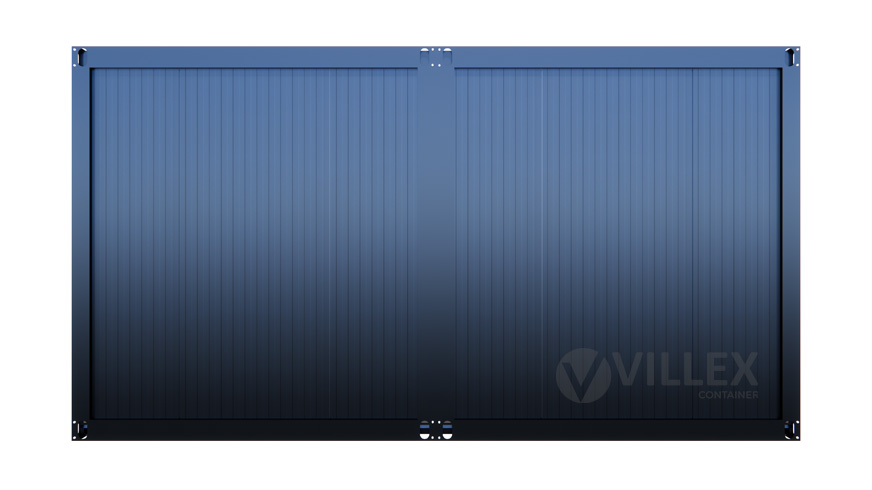 Bürocontainer Villex Doppio Standard Cube Nero 1.0
