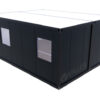 Bürocontainer Villex Doppio Standard Cube Nero 2.0