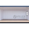 Bürocontainer Villex Doppio Standard Glas Cube Nero 2.0