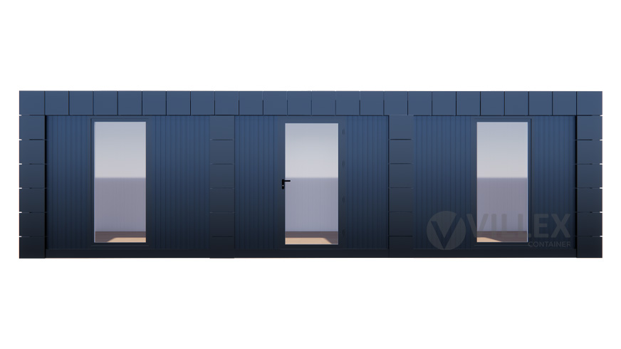 Bürocontainer Villex Giant Block-Line Black 1.0