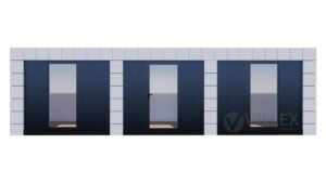 Bürocontainer Villex Giant Block-Line Grey 1.0