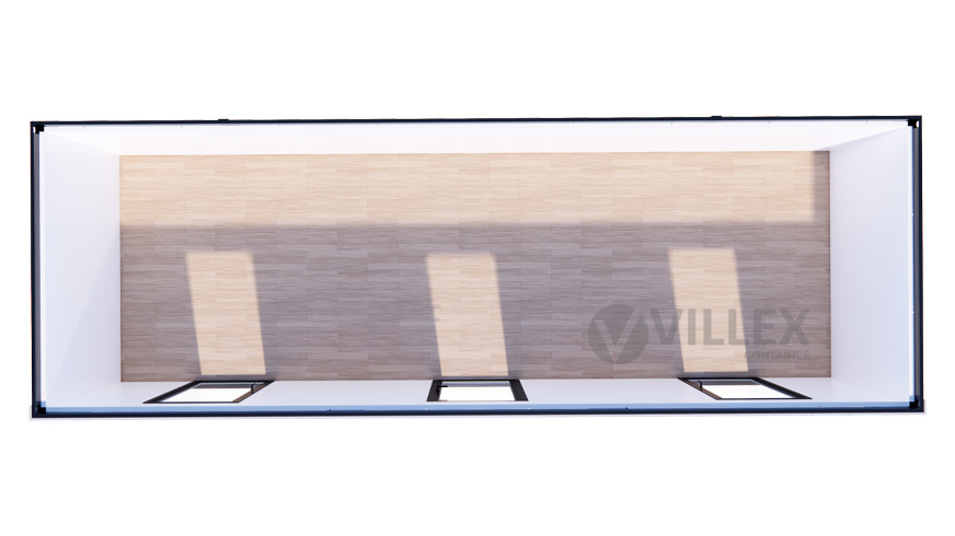 Bürocontainer Villex Giant Block-Line Grey 1.0