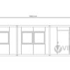 Bürocontainer-Villex-Giant-Cube-Doppio-Fenster-Nero-1.0-9 Bürocontainer Villex Giant Cube Doppio Fenster Nero 1.0