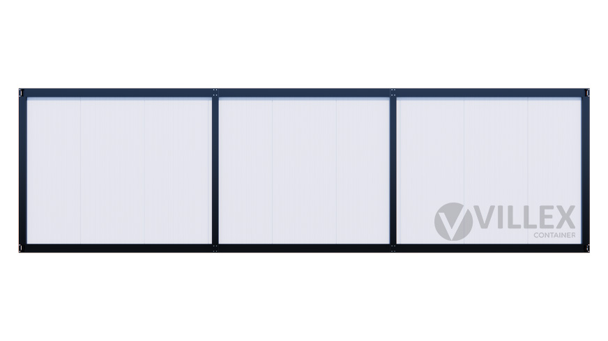 Bürocontainer Villex Giant Cube Long Doppio Blanc 1.0