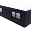 Bürocontainer Villex Giant Cube Short Doppio Fenster Nero 1.0
