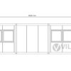 Bürocontainer-Villex-Giant-Cube-Short-Doppio-Fenster-Nero-2.0-9 Bürocontainer Villex Giant Cube Short Doppio Fenster Nero 2.0