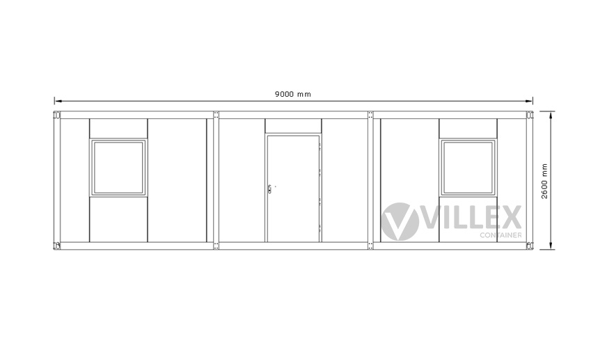 Bürocontainer-Villex-Giant-Plus-Cube-Blanc-5.0-9 Bürocontainer Villex Giant Plus Cube Blanc 5.0