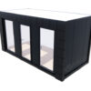 Bürocontainer-Villex-Medium-Block-Line-Black-1.0-10 Bürocontainer Villex Medium Block-Line Black 1.0