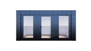 Bürocontainer Villex Medium Block-Line Black 2.0