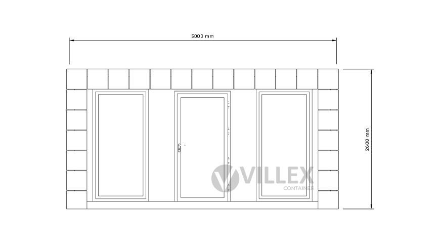 Bürocontainer-Villex-Medium-Block-Line-Black-2.0-9 Bürocontainer Villex Medium Block-Line Black 2.0