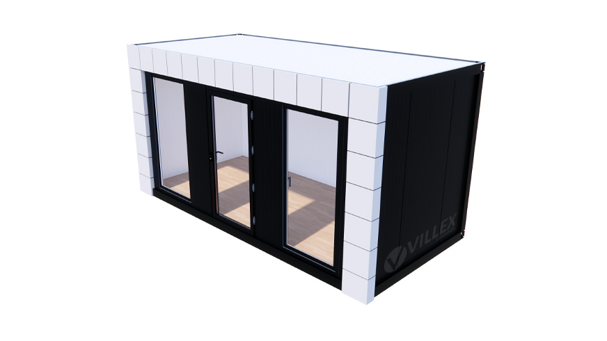 Bürocontainer-Villex-Medium-Block-Line-Grey-1.0-10 Bürocontainer Villex Medium Block-Line Grey 1.0