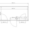Bürocontainer-Villex-Medium-Block-Line-Grey-1.0-8 Bürocontainer Villex Medium Block-Line Grey 1.0