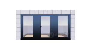 Bürocontainer Villex Medium Block-Line Grey 2.0