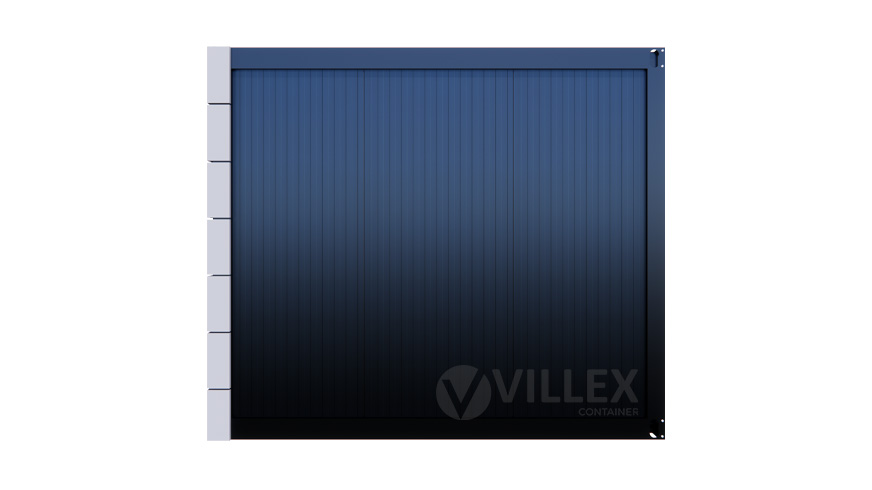 Bürocontainer Villex Medium Block-Line Grey 2.0