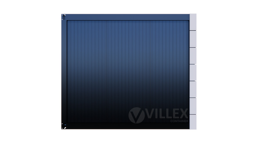 Bürocontainer Villex Medium Block-Line Grey 2.0