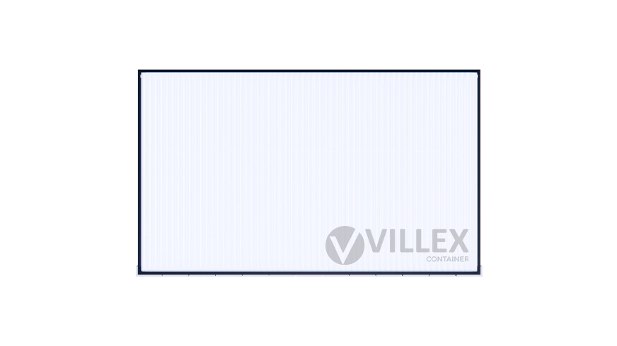 Bürocontainer Villex Medium Block-Line Grey 2.0
