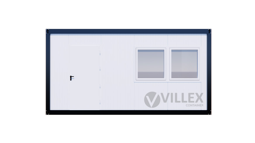Bürocontainer Villex Medium Cube Blanc 3.0