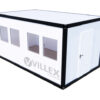 Bürocontainer Villex Medium Cube Short Doppio Blanc 2.0