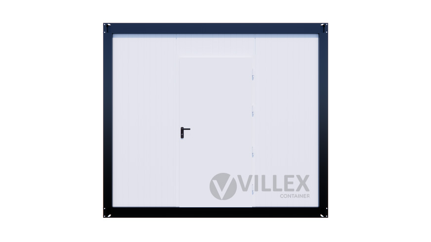 Bürocontainer Villex Medium Cube Short Doppio Blanc 2.0