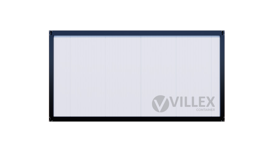 Bürocontainer Villex Medium Cube Short Doppio Blanc 2.0