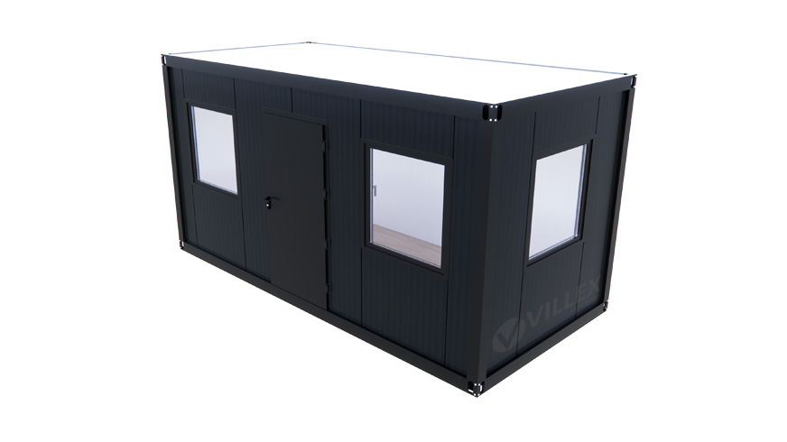 Bürocontainer Villex Medium Plus Cube Nero 1.0