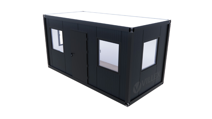 Bürocontainer-Villex-Medium-Plus-Cube-Nero-3.0-10 Bürocontainer Villex Medium Plus Cube Nero 3.0