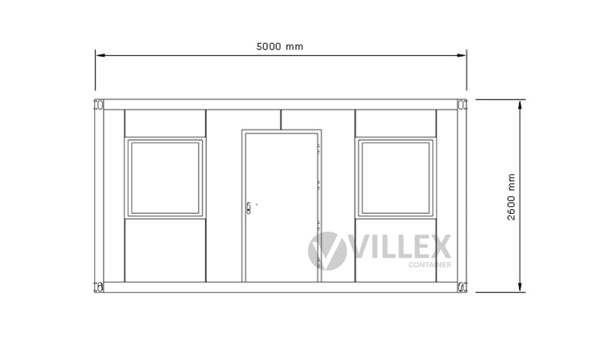 Bürocontainer-Villex-Medium-Plus-Cube-Nero-3.0-9 Bürocontainer Villex Medium Plus Cube Nero 3.0