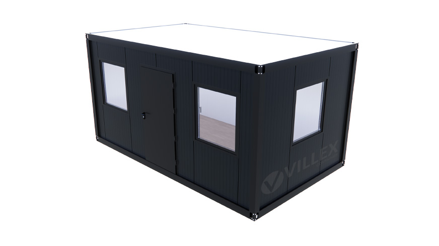 Bürocontainer-Villex-Medium-Plus-Cube-Nero-4.0-10 Bürocontainer Villex Medium Plus Cube Nero 4.0