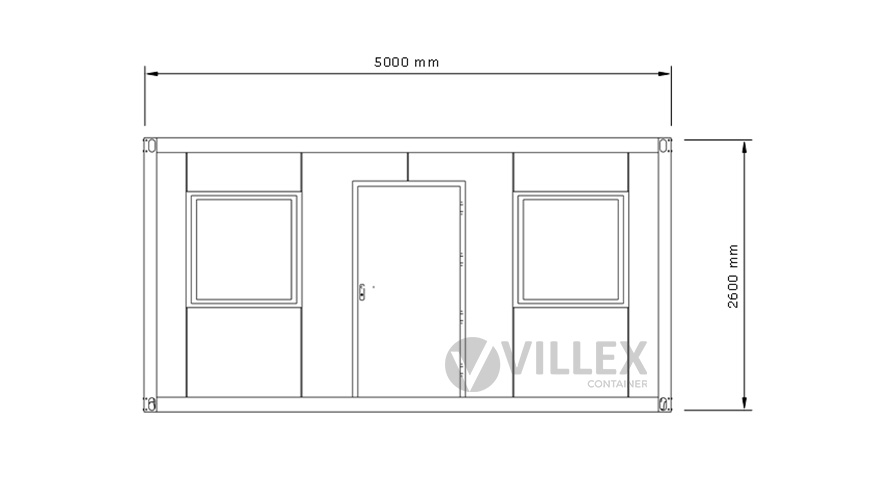 Bürocontainer-Villex-Medium-Plus-Cube-Nero-4.0-9 Bürocontainer Villex Medium Plus Cube Nero 4.0