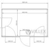 Bürocontainer-Villex-Medium-Plus-Cube-Nero-5.0-8 Bürocontainer Villex Medium Plus Cube Nero 5.0