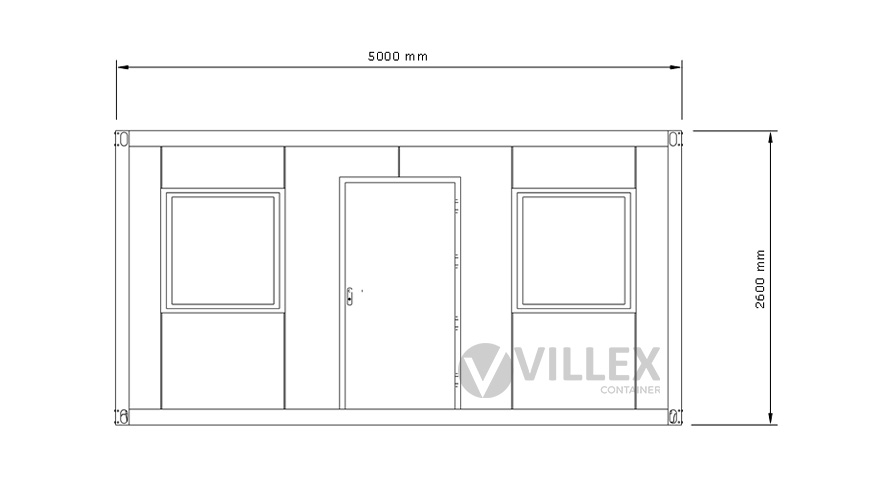 Bürocontainer-Villex-Medium-Plus-Cube-Nero-5.0-9 Bürocontainer Villex Medium Plus Cube Nero 5.0