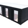 Bürocontainer Villex Mega Block-Line Black 1.0